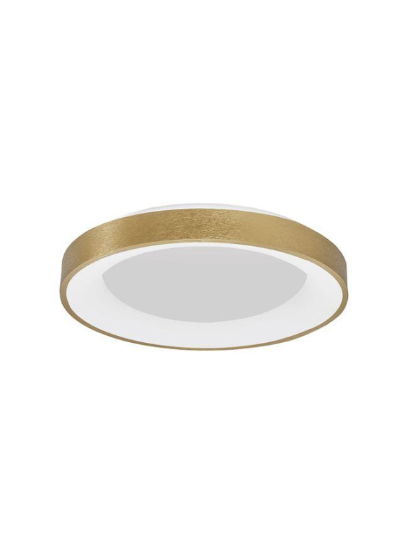Nova Luce Stropní LED svítidlo RANDO THIN, 50W, stmívatelné Barva: Zlatá, Teplota světla: 3000K