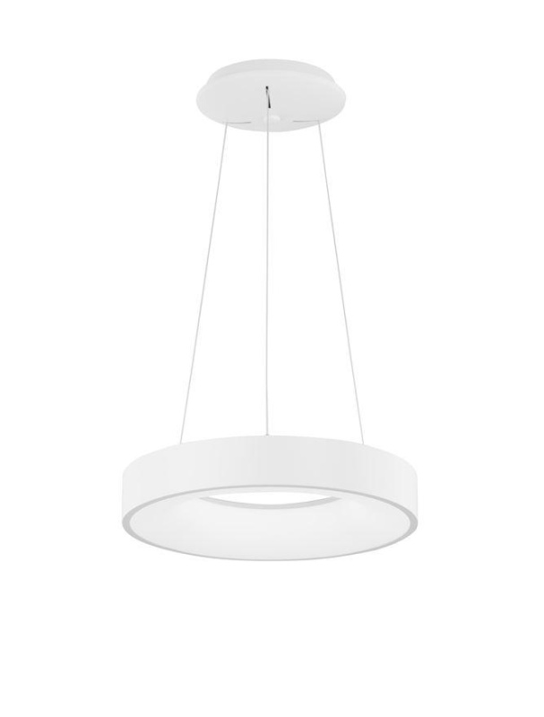 Nova Luce Závěsné LED svítidlo RANDO THIN, 30W 3000K stmívatelné Barva: Bílá