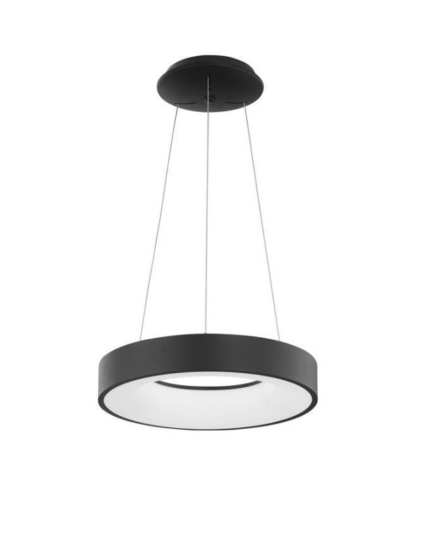 Nova Luce Závěsné LED svítidlo RANDO THIN, 30W 3000K stmívatelné Barva: Černá