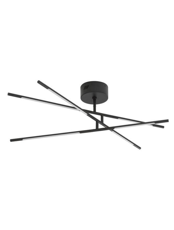 Nova Luce Stropní LED svítidlo RACCIO, 30W 3000K stmívatelné Barva: Černá