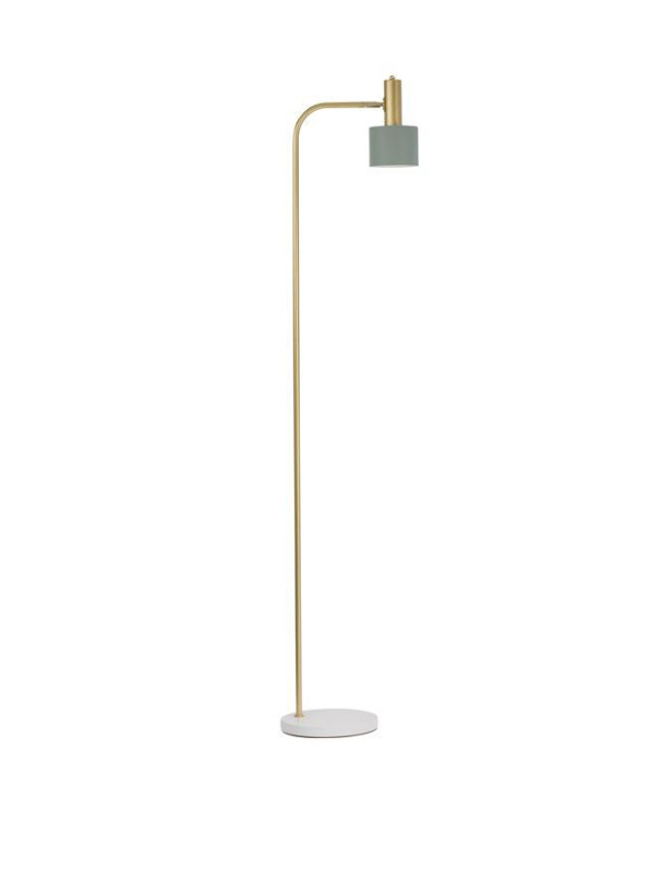 Nova Luce Stojací lampa PAZ zlatý kov, E27 1x12W Barva: Mentolová