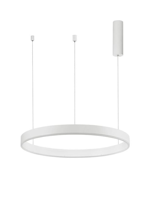 Nova Luce Závěsné LED svítidlo MOTIF, ø 60cm, 40W 3000K stmívatelné Barva: Bílá
