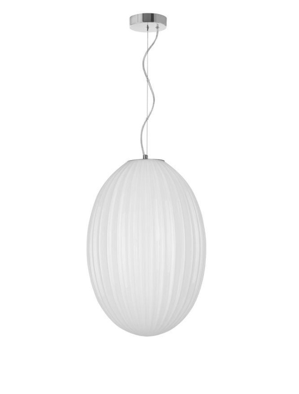 Nova Luce Závěsné svítidlo HECTOR, E27 1x12W Barva: Opálové sklo