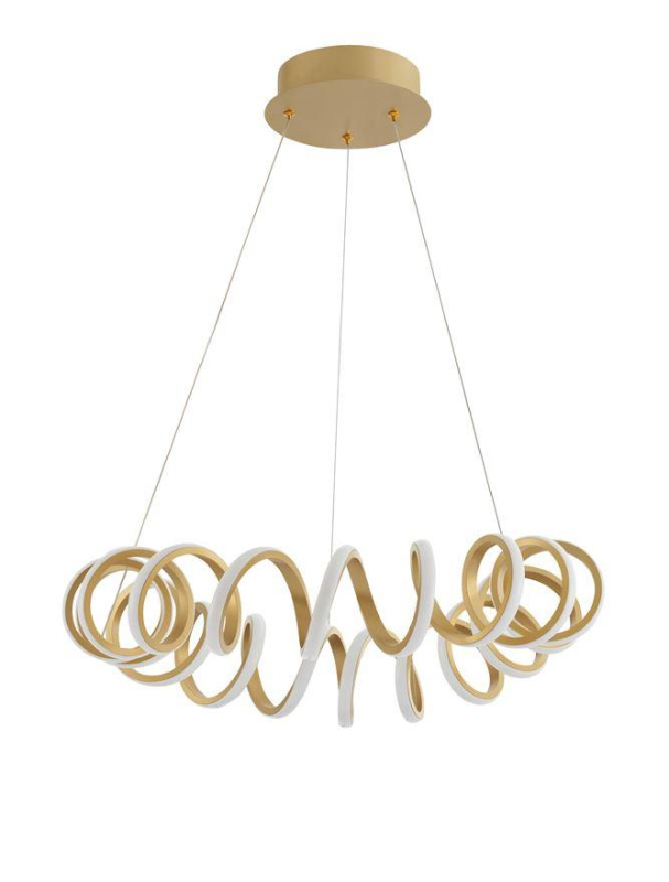 Nova Luce Závěsné svítidlo ZINIA, 60cm, LED 45W 3000K Barva: Zlatá