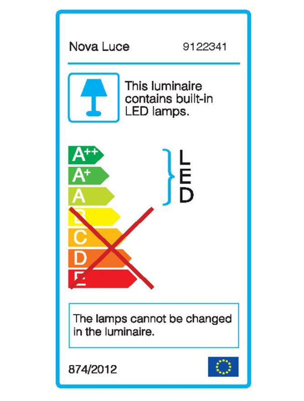 Nova Luce Nástěnné svítidlo nad zrcadlo SABIA, LED 20W 3000K IP44