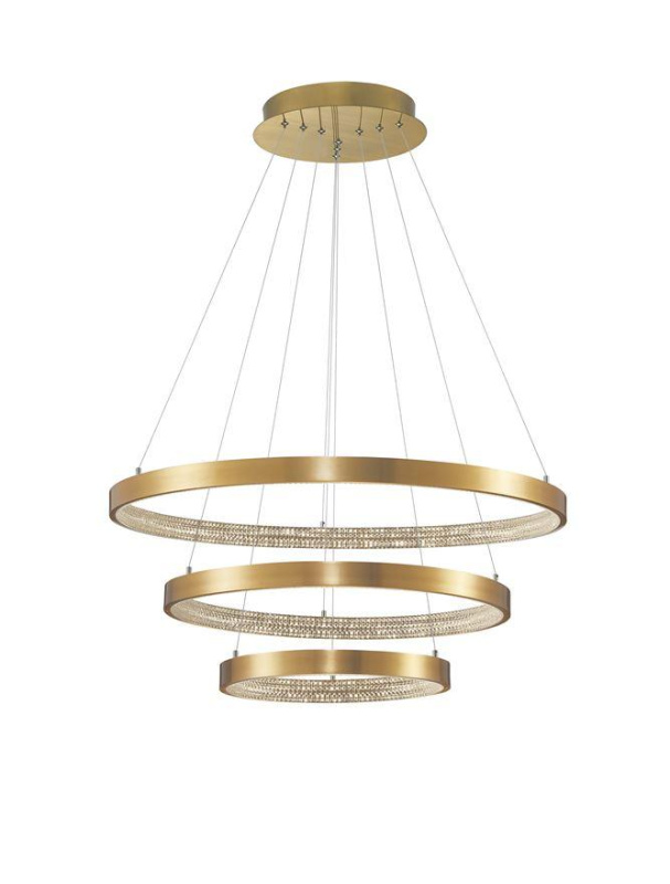 Nova Luce Závěsné LED svítidlo PRESTON, 112W 3000K stmívatelné