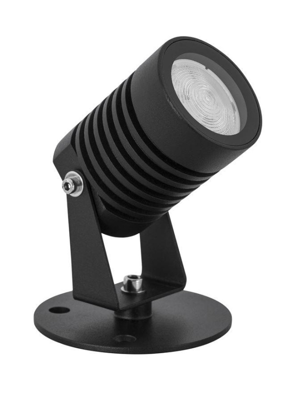 Nova Luce Venkovní nástěnné svítidlo FEND černý hliník a sklo LED 5W 3000K 21st. IP65