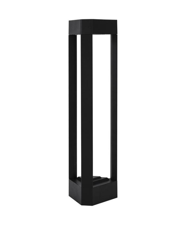 Nova Luce Venkovní sloupkové svítidlo PAX černý hliník, 50cm, LED 9W 3000K, IP54