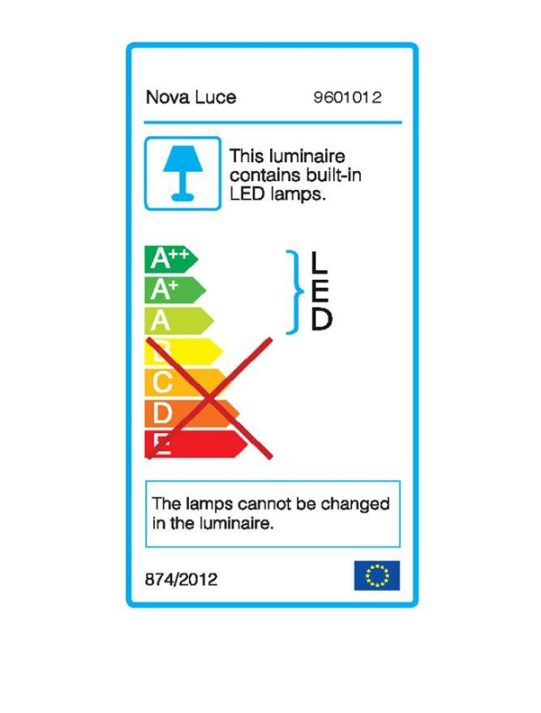 Nova Luce Závěsné LED svítidlo GIONO černý hliník a akryl 12x3W 3000K