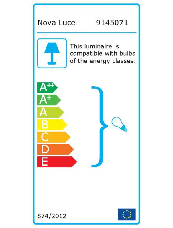 Nova Luce Stojací lampa SALINO stínidlo slonovinová bílá přírodní dřevo E27 1x12W