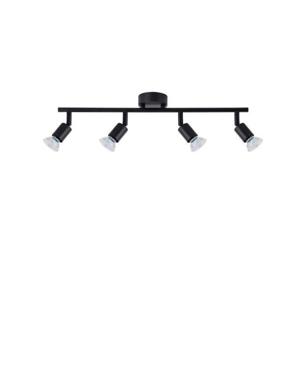 Nova Luce Bodové svítidlo LUP, GU10 4x5W Barva: Černá