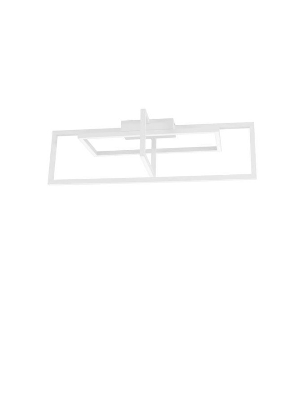 Nova Luce Stropní svítidlo EDGAR stmívatelné bílá hliník a akryl LED 35W 3000K stmívatelné