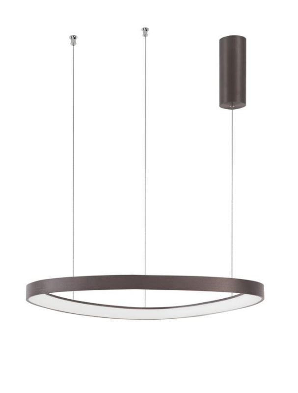 Nova Luce Závěsné LED svítidlo ESTEVA, 48W 3000K stmívatelné Barva: Hnědá