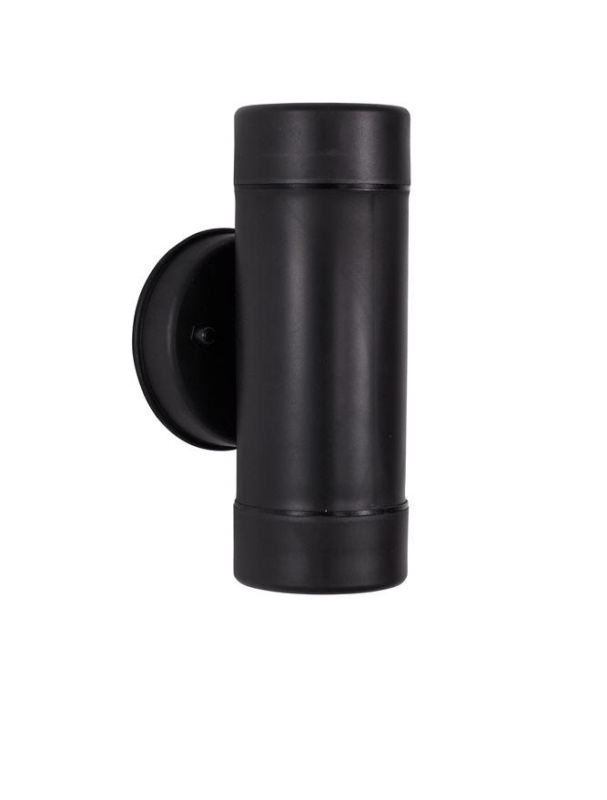 Nova Luce Venkovní nástěnné svítidlo LIMBIO, GU10 2x7W IP44 Barva: Černá