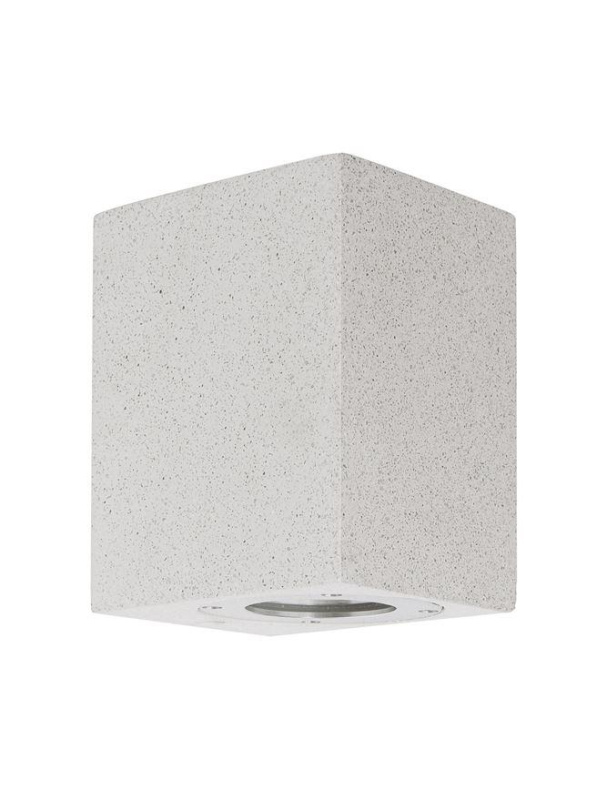 Nova Luce Venkovní nástěnné svítidlo FUENTO, GU10 1x7W IP65 světlo dolů Barva: Bílá