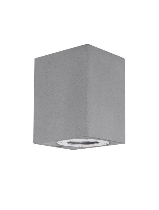 Nova Luce Venkovní nástěnné svítidlo FUENTO, GU10 1x7W IP65 světlo dolů Barva: Šedá