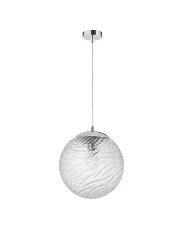 Nova Luce Závěsné svítidlo FICATO, E27 1x12W Barva: Chrom