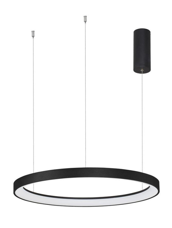 Nova Luce Závěsné LED svítidlo PERTINO, 48W 3000K stmívatelné Barva: Černá