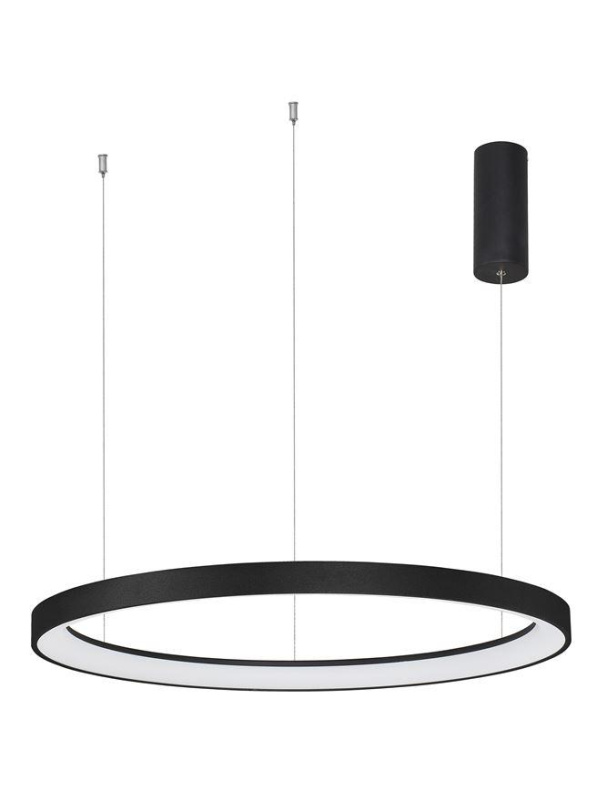 Nova Luce Závěsné LED svítidlo PERTINO, 60W 3000K stmívatelné Barva: Černá