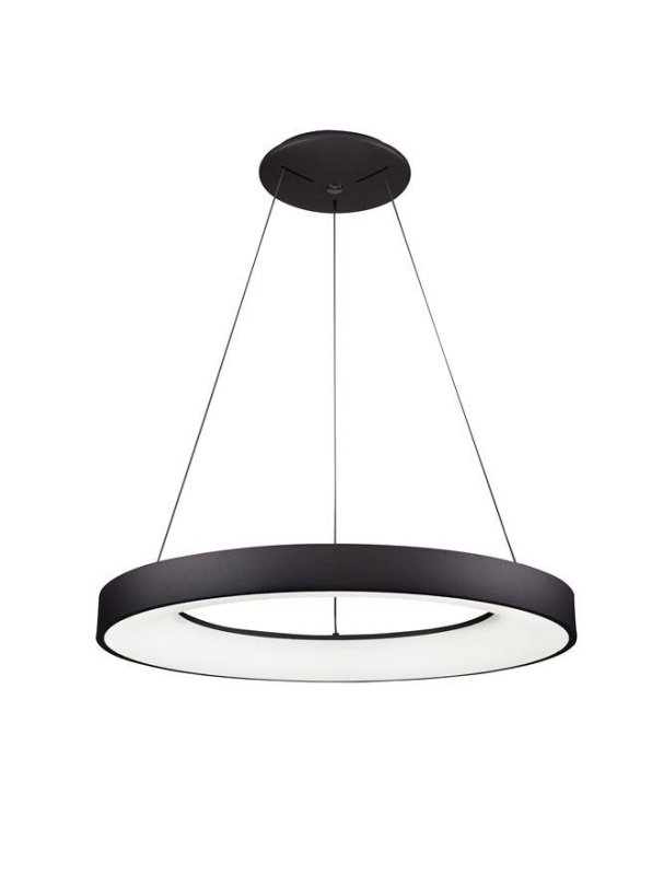 Nova Luce Závěsné LED svítidlo RANDO SMART, 50W 3000K - 4000K Tuya stmívatelné Barva: Černá