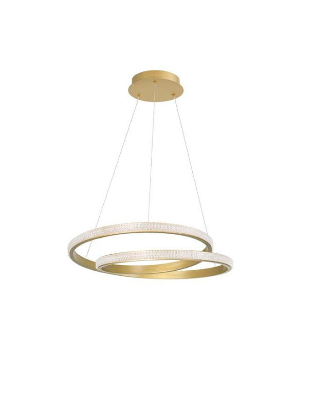 Nova Luce Závěsné LED svítidlo GRANIA, 25W 3000K stmívatelné Barva: Zlatá