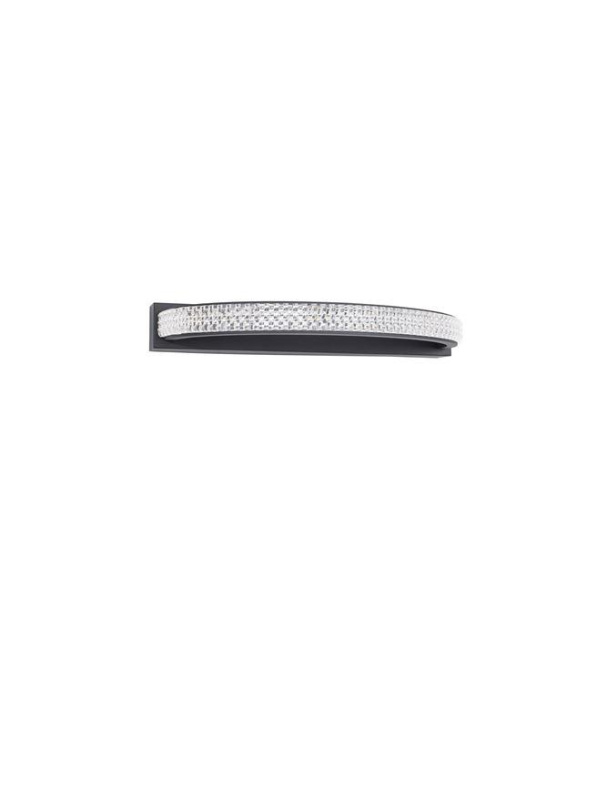 Nova Luce Nástěnné LED svítidlo GRANIA, 6.5W 3000K Barva: Černá