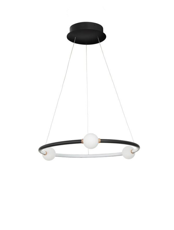 Nova Luce Závěsné LED svítidlo CELIA, 6W 3000K stmívatelné Barva: Černá