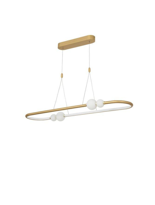 Nova Luce Závěsné LED svítidlo CELIA, 44.2W 3000K stmívatelné Barva: Zlatá