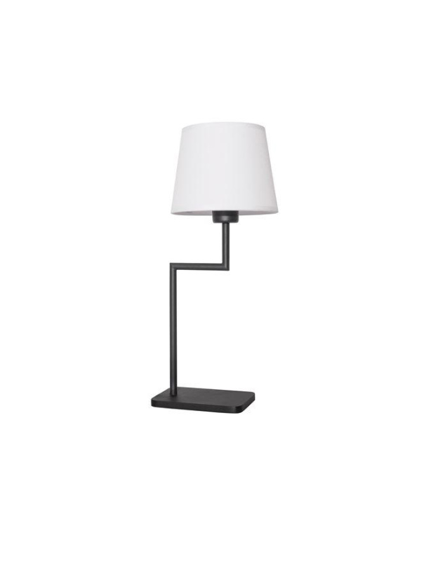 Nova Luce Stolní lampa SAVONA černý hliník E27 1x12W