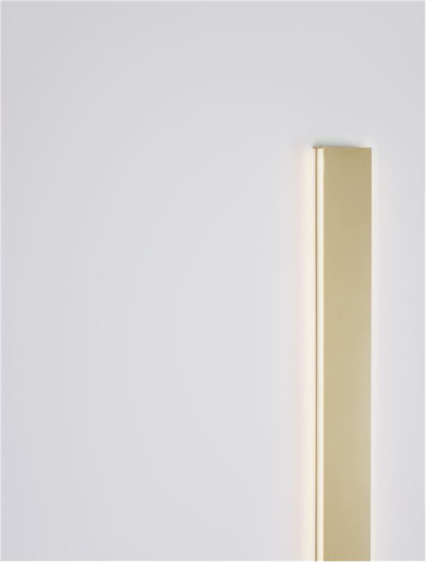 Nova Luce Nástěnné LED svítidlo SELINE, 36W 3000K IP44 Barva: Zlatá