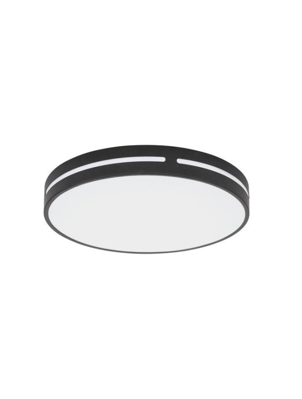 Nova Luce Stropní LED svítidlo WHEEL černý hliník a akryl 30W 3000K Barva: Černá