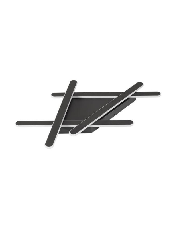 Nova Luce Stropní LED svítidlo WILLOW, 60W stmívatelné Barva: Černá