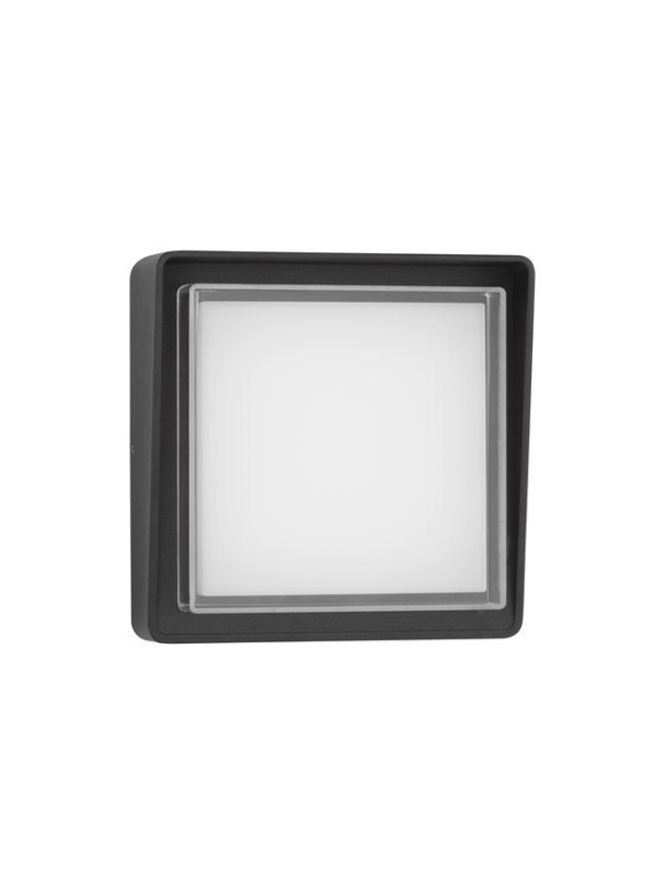 Nova Luce Venkovní nástěnné svítidlo CAPE antracitový hliník matný akryl a čiré sklo LED 10W 3000K, IP65