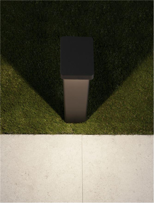 Nova Luce Venkovní sloupkové svítidlo POET, LED 8W 3000K 94st. IP65