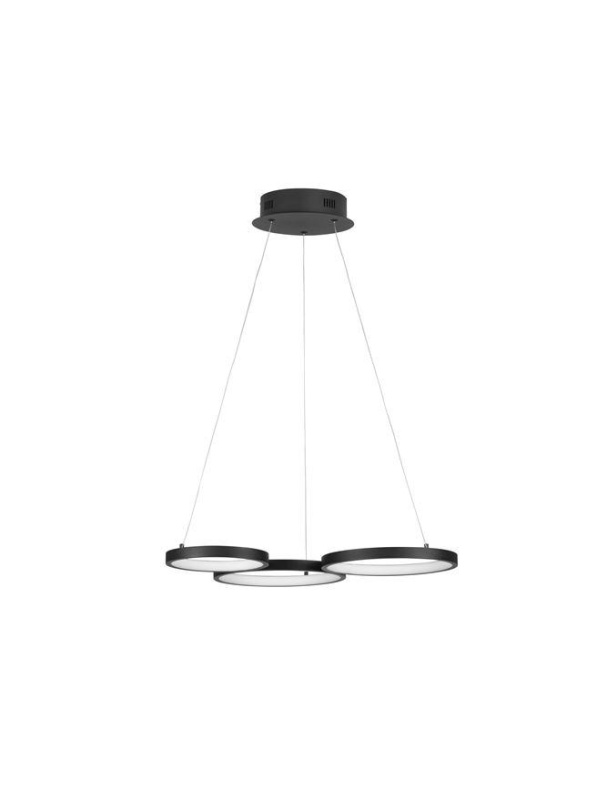 Nova Luce Závěsné LED svítidlo MAGNUS, 28W 3000K stmívatelné Barva: Černá