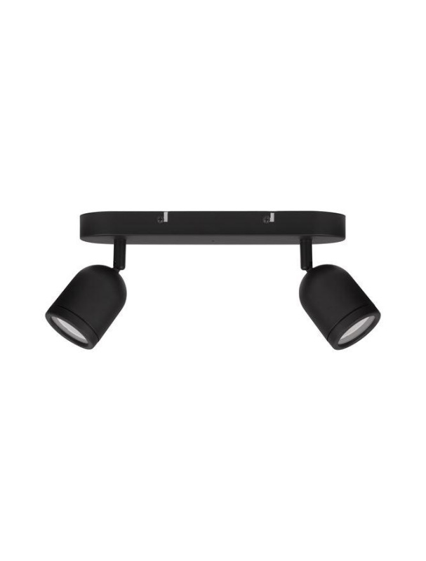 Nova Luce Bodové svítidlo ORSON, GU10 2x10W IP44 Barva: Černá