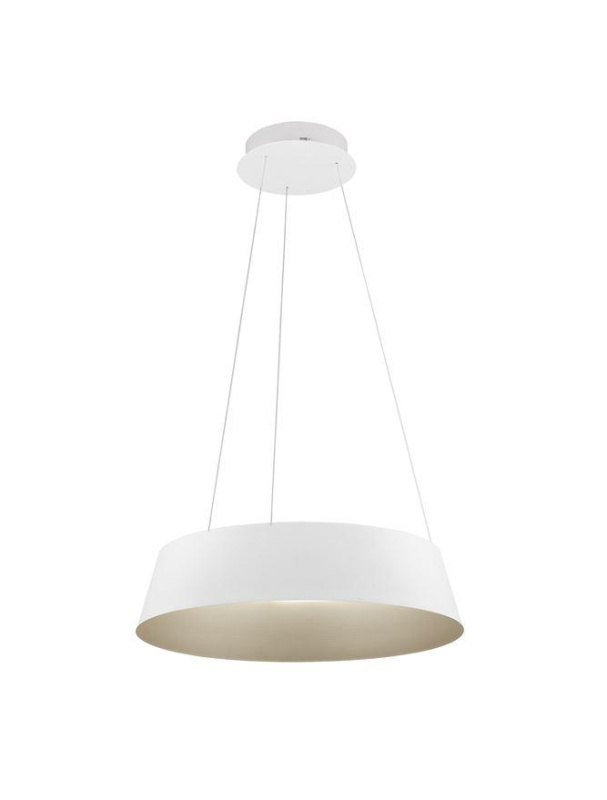 Nova Luce Závěsné LED svítidlo ALBA, 50W 3000K stmívatelné Barva: Bílá