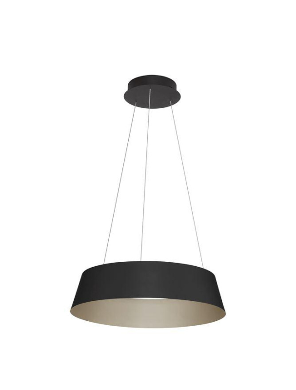 Nova Luce Závěsné LED svítidlo ALBA, 50W 3000K stmívatelné Barva: Černá