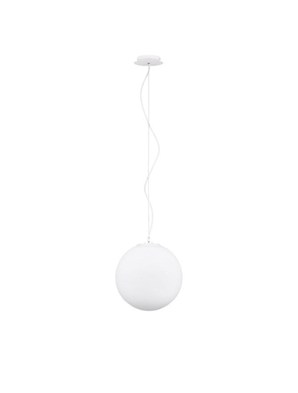 Nova Luce Závěsné svítidlo NEVOSO opálové sklo, 30cm, E27 1x12W Barva: Bílá