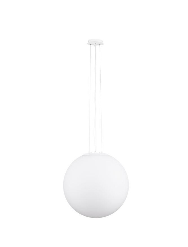 Nova Luce Závěsné svítidlo NEVOSO opálové sklo, 50cm, E27 1x12W Barva: Bílá