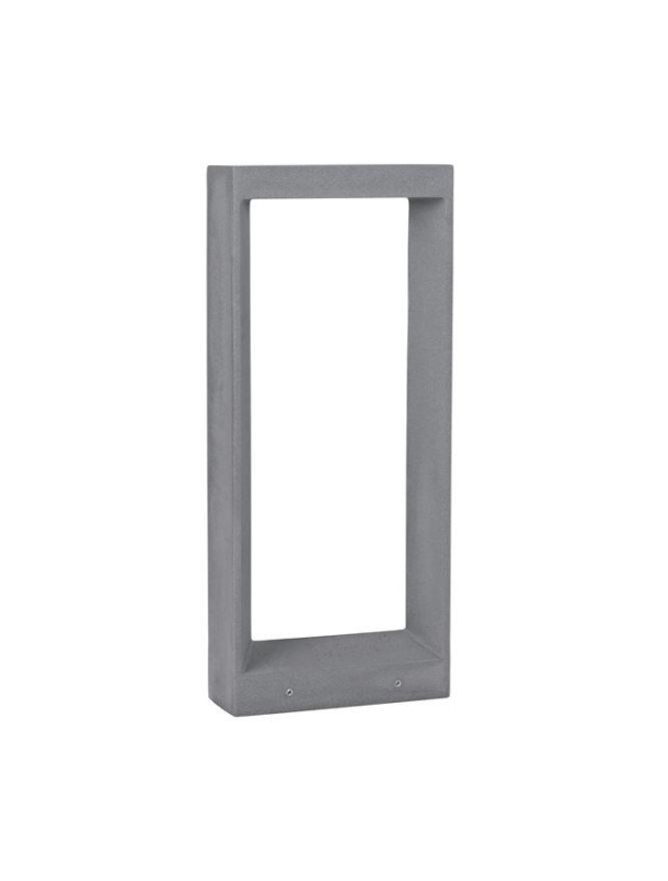 Nova Luce Venkovní sloupkové svítidlo CAIRO šedý beton skleněný difuzor LED 8W 3000K IP65