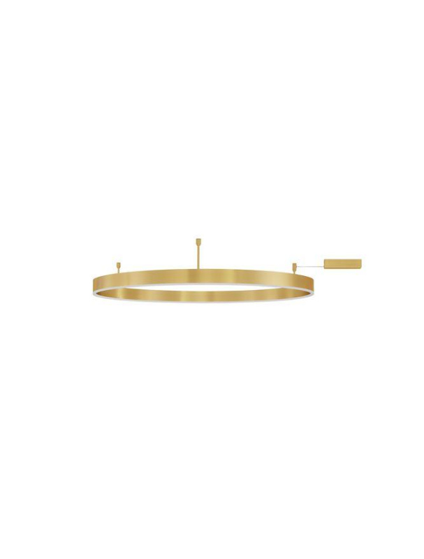 Nova Luce Stropní LED svítidlo MOTIF, ø 100cm, 55W 3000K stmívatelné Barva: Mosaz