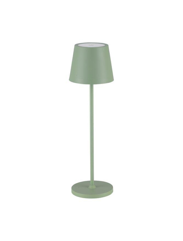 Nova Luce Venkovní stolní lampa SEINA, LED 2W 2700K 5V, IP54, nabíjecí s PG základnou nebo USB C kabelem Barva: Zelená