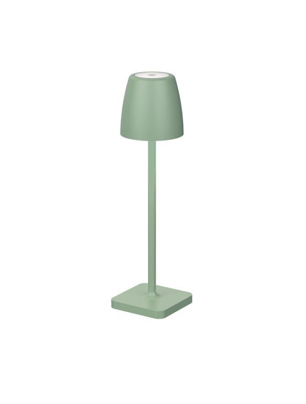 Nova Luce Venkovní stolní lampa COLT, LED 2W 3000K IP54 62st. 5V DC vypínač na těle USB kabel stmívatelné Barva: Zelená