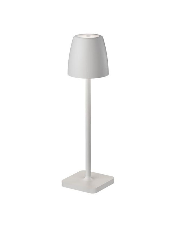Nova Luce Venkovní stolní lampa COLT, LED 2W 3000K IP54 62st. 5V DC vypínač na těle USB kabel stmívatelné Barva: Bílá