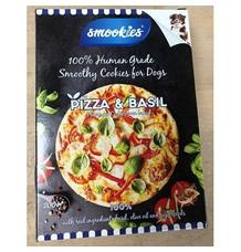 SMOOKIES Premium PIZZA BASIL - sušenky příchuť pizza a bazalka 100% human grade,  200g
