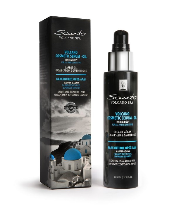Santo Volcano kosmetické sérum na tělo a vlasy 100ml