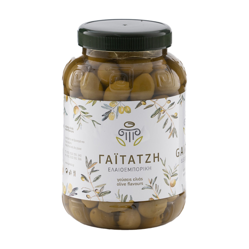 Gaitatzi zelené olivy s peckou 1kg