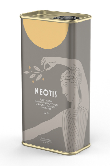 Neotis Peloponés Extra panenský olivový olej (MANAKI) 0,3% 5l – plech