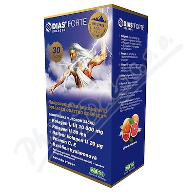 DIAS FORTE Kolagen grapefruit 30 sáčků